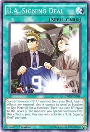 U.A. Signing Deal [CROS-EN088] Common - Yu-Gi-Oh! - Card Brawlers | Quebec | Canada |