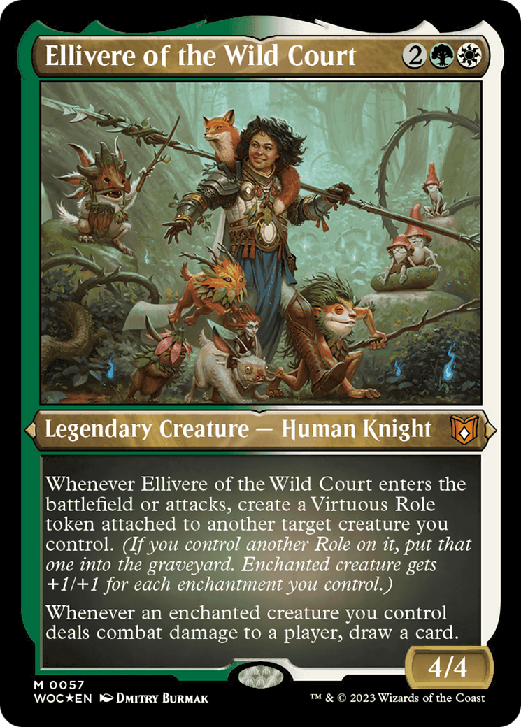 Ellivere of the Wild Court (Display Commander) [Wilds of Eldraine Commander] - Magic: The Gathering - Card Brawlers | Quebec | Canada |