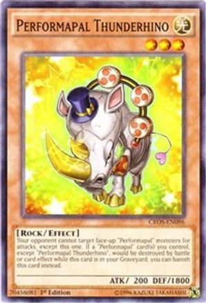 Performapal Thunderhino [CROS-EN096] Common - Yu-Gi-Oh! - Card Brawlers | Quebec | Canada |