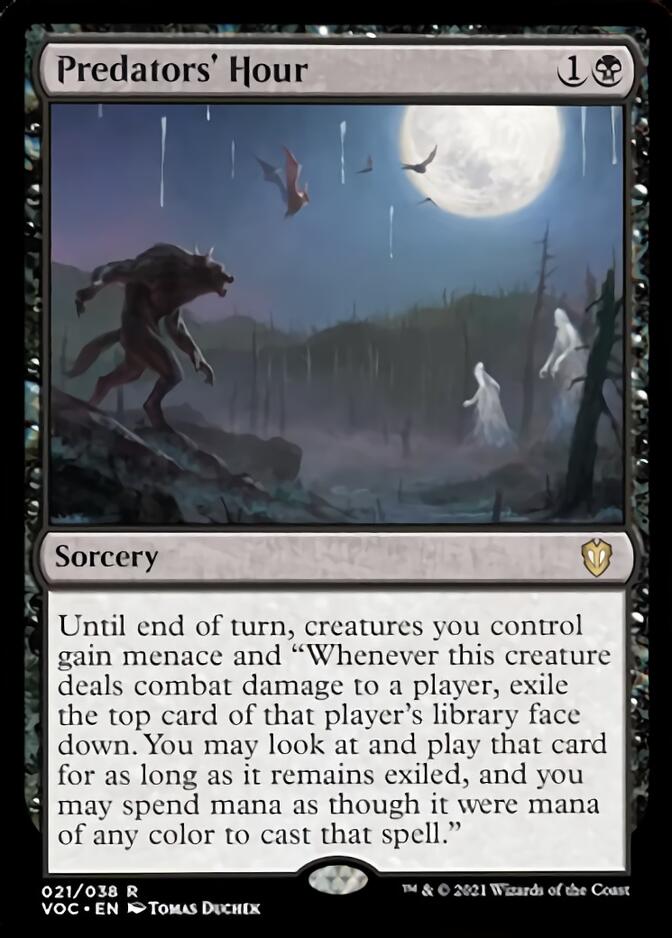 Predators' Hour [Innistrad: Crimson Vow Commander] - Magic: The Gathering - Card Brawlers | Quebec | Canada |