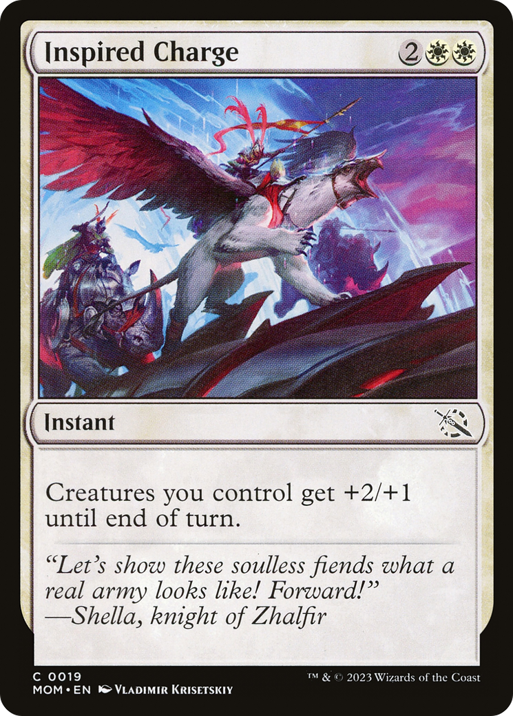 Inspired Charge [March of the Machine] - Magic: The Gathering - Card Brawlers | Quebec | Canada |