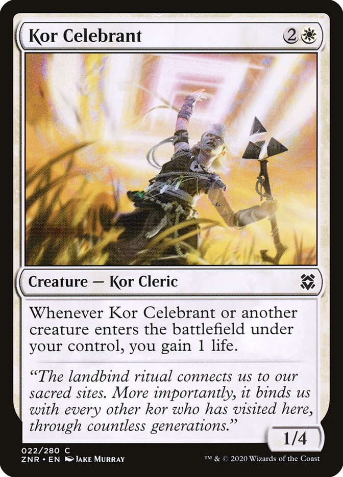 Kor Celebrant [Zendikar Rising] - Magic: The Gathering - Card Brawlers | Quebec | Canada |