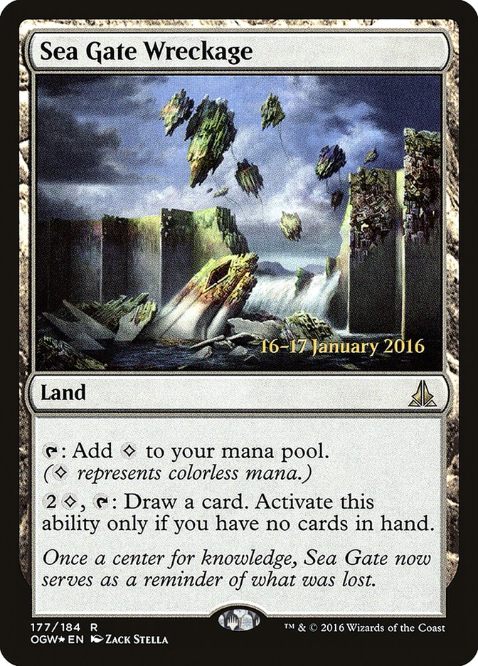 Sea Gate Wreckage [Oath of the Gatewatch Prerelease Promos] - Magic: The Gathering - Card Brawlers | Quebec | Canada |