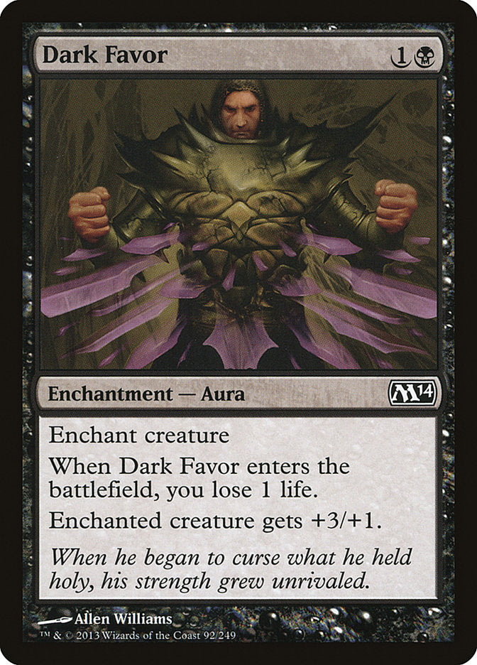 Dark Favor [Magic 2014] - Magic: The Gathering - Card Brawlers | Quebec | Canada |