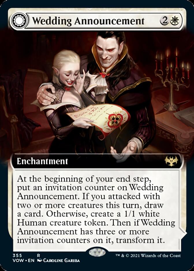 Wedding Announcement // Wedding Festivity (Extended Art) [Innistrad: Crimson Vow] - Magic: The Gathering - Card Brawlers | Quebec | Canada |