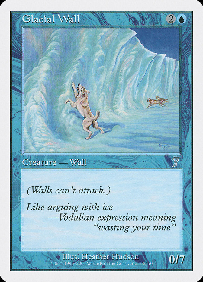 Glacial Wall [Seventh Edition] - Magic: The Gathering - Card Brawlers | Quebec | Canada |