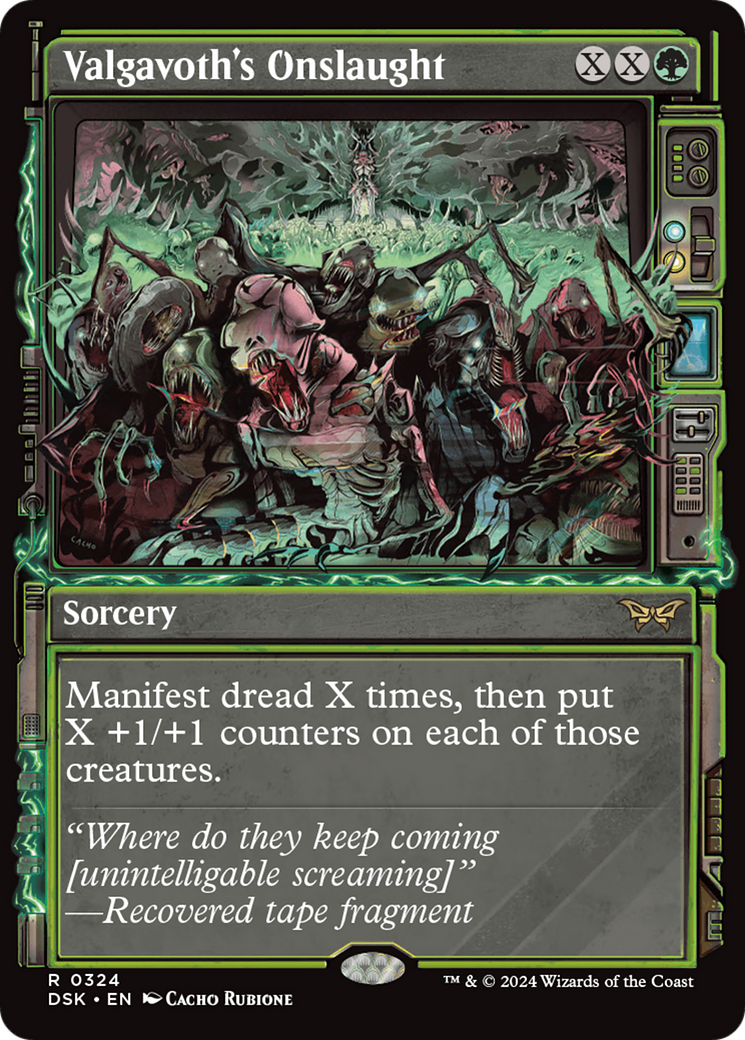 Valgavoth's Onslaught (Showcase) [Duskmourn: House of Horror] - Magic: The Gathering - Card Brawlers | Quebec | Canada |