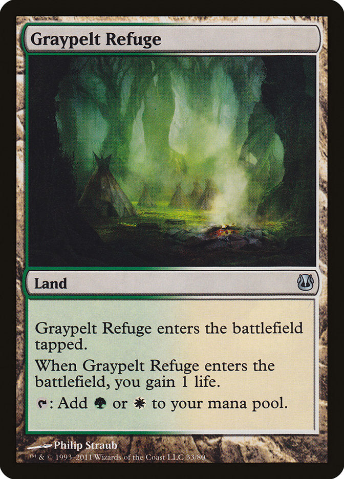 Graypelt Refuge [Duel Decks: Ajani vs. Nicol Bolas] - Magic: The Gathering - Card Brawlers | Quebec | Canada |
