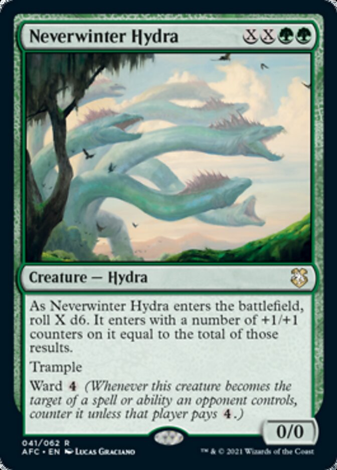 Neverwinter Hydra [Dungeons & Dragons: Adventures in the Forgotten Realms Commander] - Magic: The Gathering - Card Brawlers | Quebec | Canada |