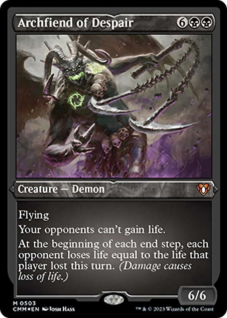Archfiend of Despair (Foil Etched) [Commander Masters] - Magic: The Gathering - Card Brawlers | Quebec | Canada |
