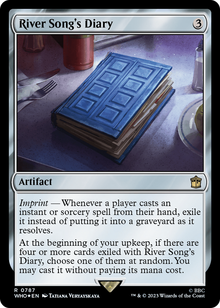 River Song's Diary (Surge Foil) [Doctor Who] - Magic: The Gathering - Card Brawlers | Quebec | Canada |