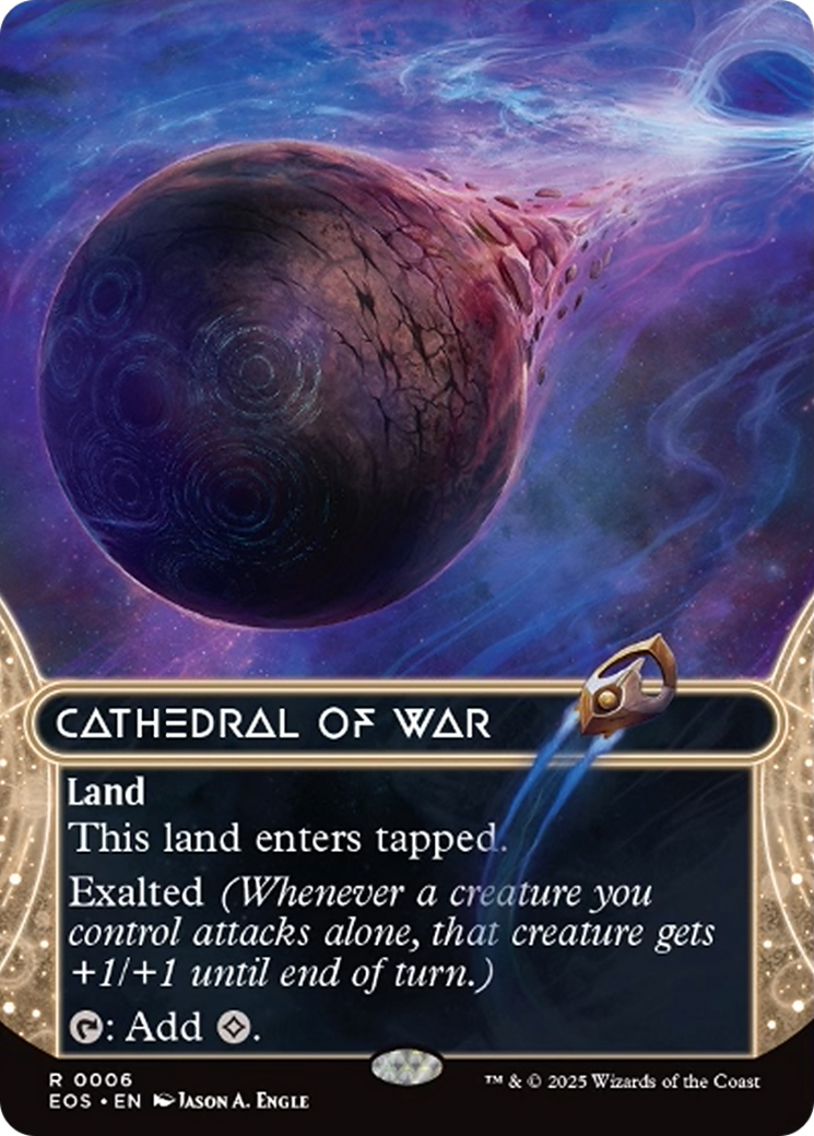 Cathedral of War (0006) (Borderless) [Edge of Eternities: Stellar Sights] - Magic: The Gathering - Card Brawlers | Quebec | Canada |
