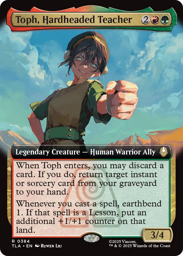 Toph, Hardheaded Teacher (Extended Art) [Avatar: The Last Airbender] - Magic: The Gathering - Card Brawlers | Quebec | Canada |