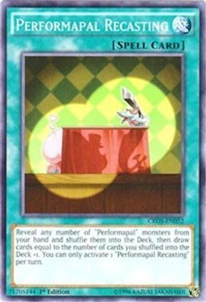 Performapal Recasting [CROS-EN052] Common - Yu-Gi-Oh! - Card Brawlers | Quebec | Canada |