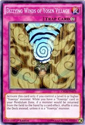Dizzying Winds of Yosen Village [CROS-EN070] Common - Yu-Gi-Oh! - Card Brawlers | Quebec | Canada |