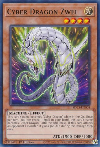 Cyber Dragon Zwei [SDCS-EN004] Common - Yu-Gi-Oh! - Card Brawlers | Quebec | Canada |