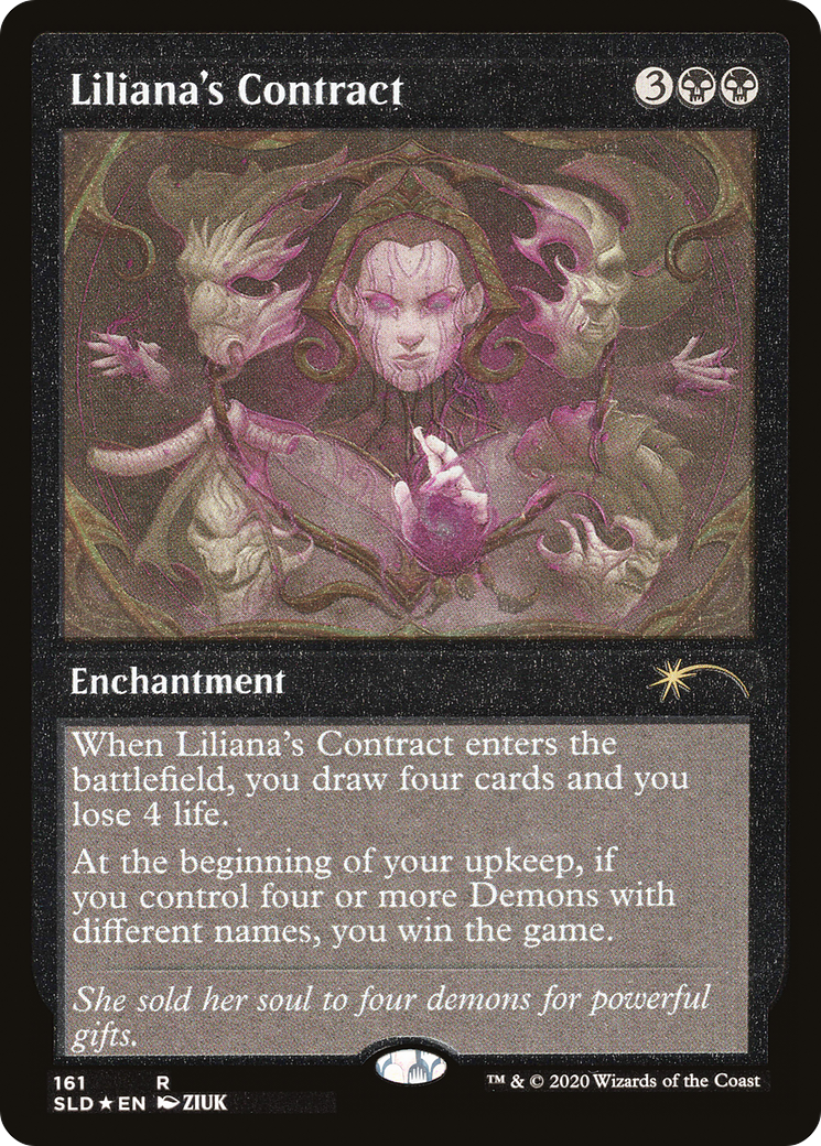 Liliana's Contract (Foil Etched) [Secret Lair Drop Series] - Magic: The Gathering - Card Brawlers | Quebec | Canada |