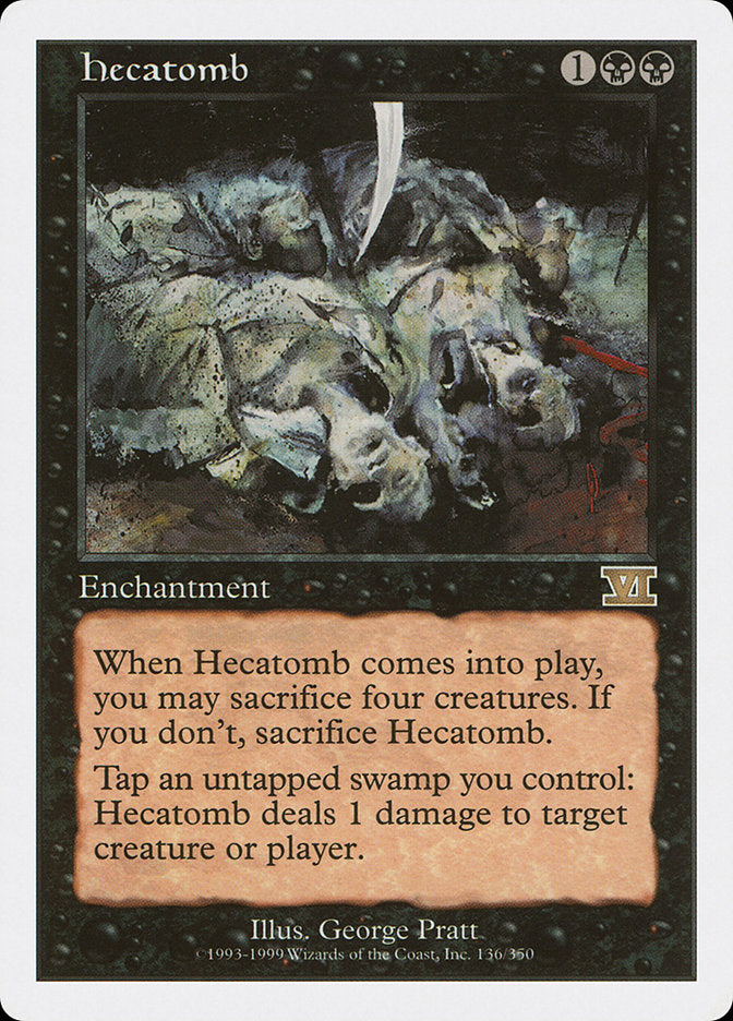 Hecatomb [Classic Sixth Edition] - Magic: The Gathering - Card Brawlers | Quebec | Canada |
