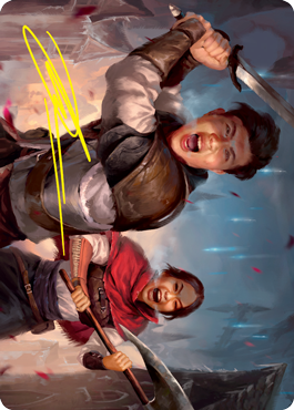 Daybreak Combatants Art Card (Gold-Stamped Signature) [Innistrad: Crimson Vow Art Series] - Magic: The Gathering - Card Brawlers | Quebec | Canada |