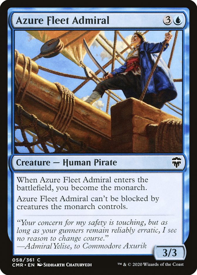 Azure Fleet Admiral [Commander Legends] - Magic: The Gathering - Card Brawlers | Quebec | Canada |