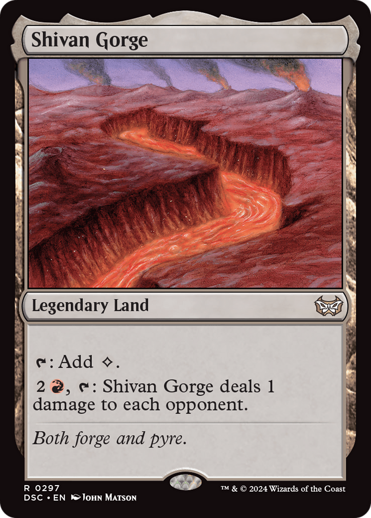 Shivan Gorge [Duskmourn: House of Horror Commander] - Magic: The Gathering - Card Brawlers | Quebec | Canada |