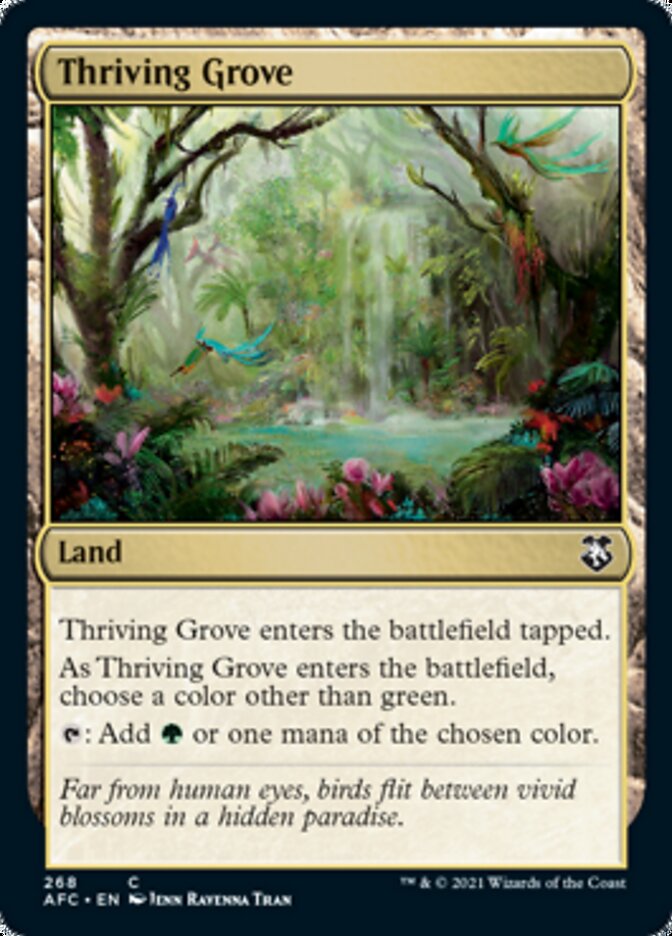 Thriving Grove [Dungeons & Dragons: Adventures in the Forgotten Realms Commander] - Magic: The Gathering - Card Brawlers | Quebec | Canada |