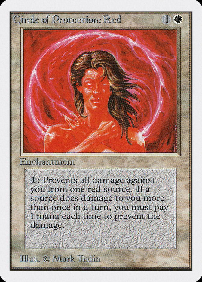 Circle of Protection: Red [Unlimited Edition] - Magic: The Gathering - Card Brawlers | Quebec | Canada |