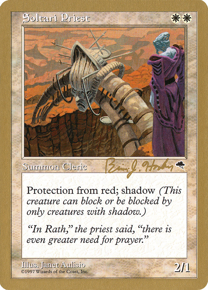 Soltari Priest (Brian Hacker) [World Championship Decks 1998] - Magic: The Gathering - Card Brawlers | Quebec | Canada |