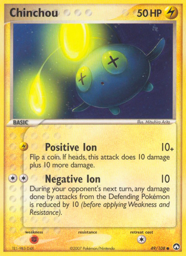 Chinchou (49/108) [EX: Power Keepers] - Pokémon - Card Brawlers | Quebec | Canada |