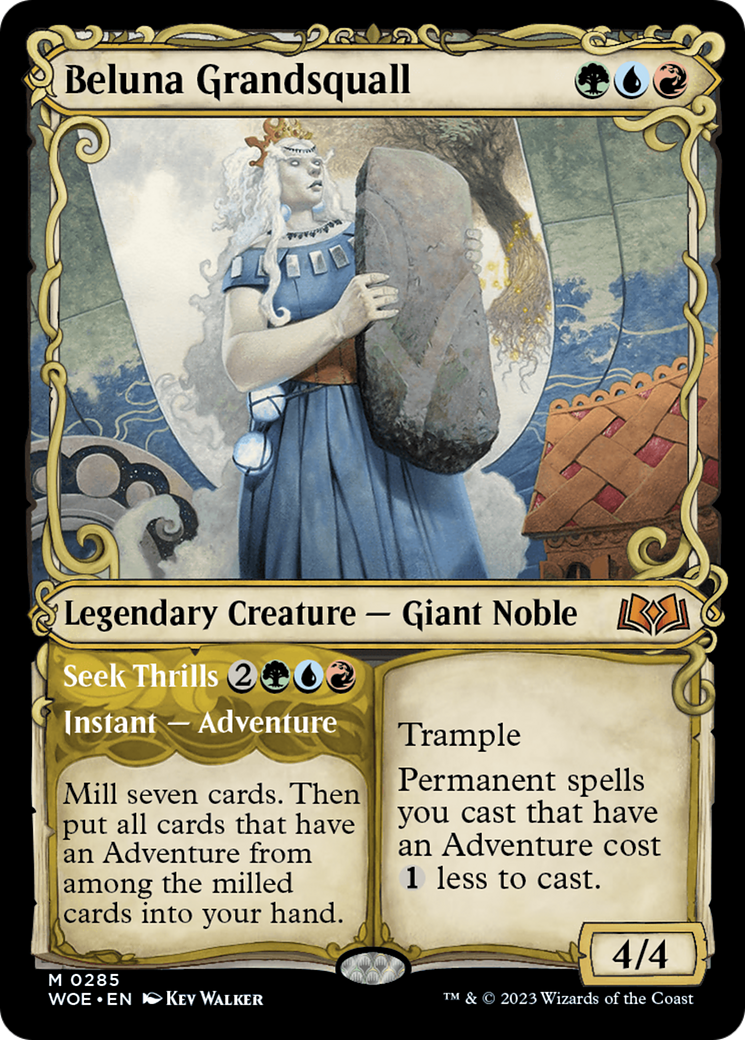 Beluna Grandsquall // Seek Thrills (Showcase) [Wilds of Eldraine] - Magic: The Gathering - Card Brawlers | Quebec | Canada |
