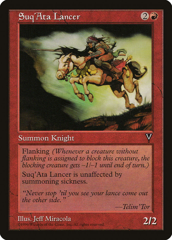 Suq'Ata Lancer [Visions] - Magic: The Gathering - Card Brawlers | Quebec | Canada |