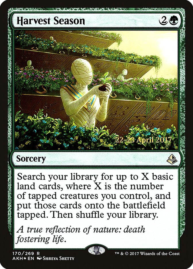 Harvest Season [Amonkhet Prerelease Promos] - Magic: The Gathering - Card Brawlers | Quebec | Canada |