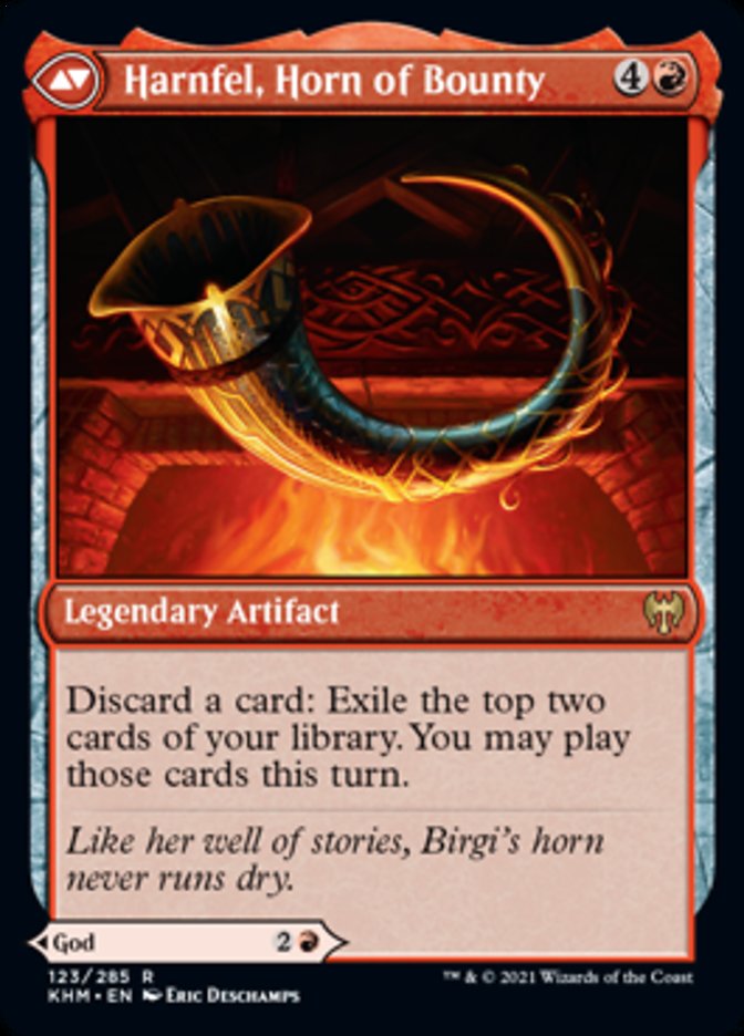 Birgi, God of Storytelling // Harnfel, Horn of Bounty [Kaldheim] - Magic: The Gathering - Card Brawlers | Quebec | Canada |