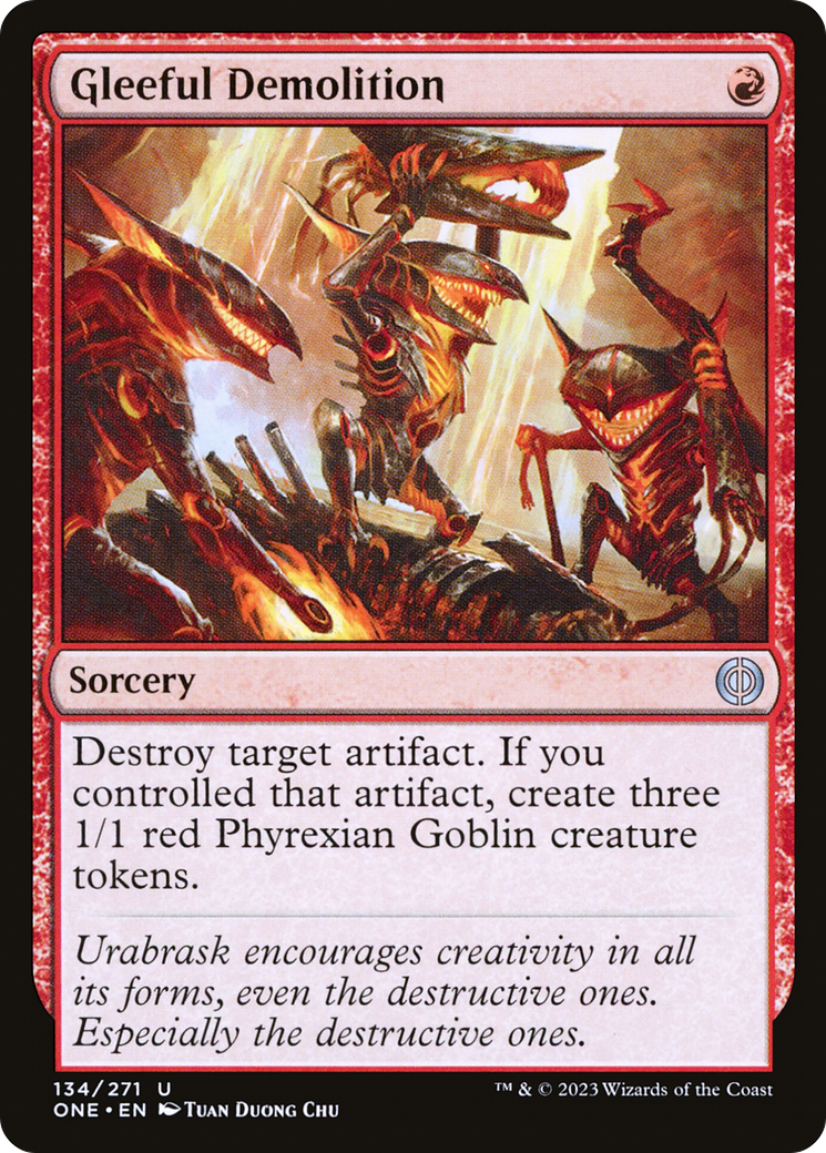 Gleeful Demolition [Phyrexia: All Will Be One] - Magic: The Gathering - Card Brawlers | Quebec | Canada |