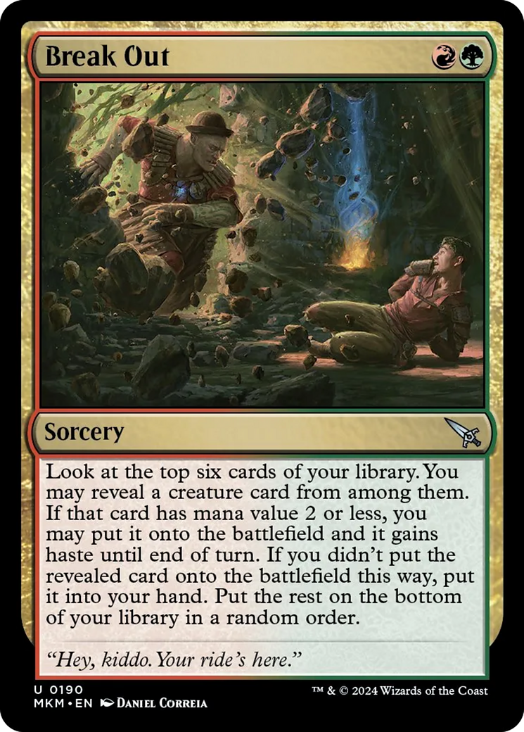 Break Out (Blue) [Murders at Karlov Manor] - Magic: The Gathering - Card Brawlers | Quebec | Canada |