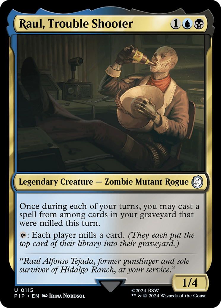 Raul, Trouble Shooter [Fallout] - Magic: The Gathering - Card Brawlers | Quebec | Canada |