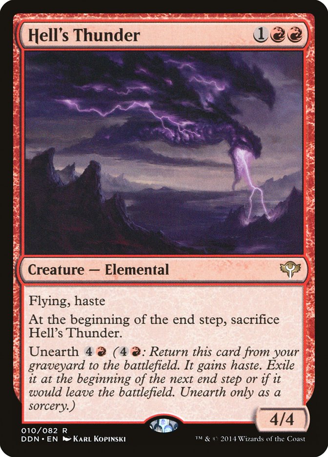 Hell's Thunder [Duel Decks: Speed vs. Cunning] - Magic: The Gathering - Card Brawlers | Quebec | Canada |