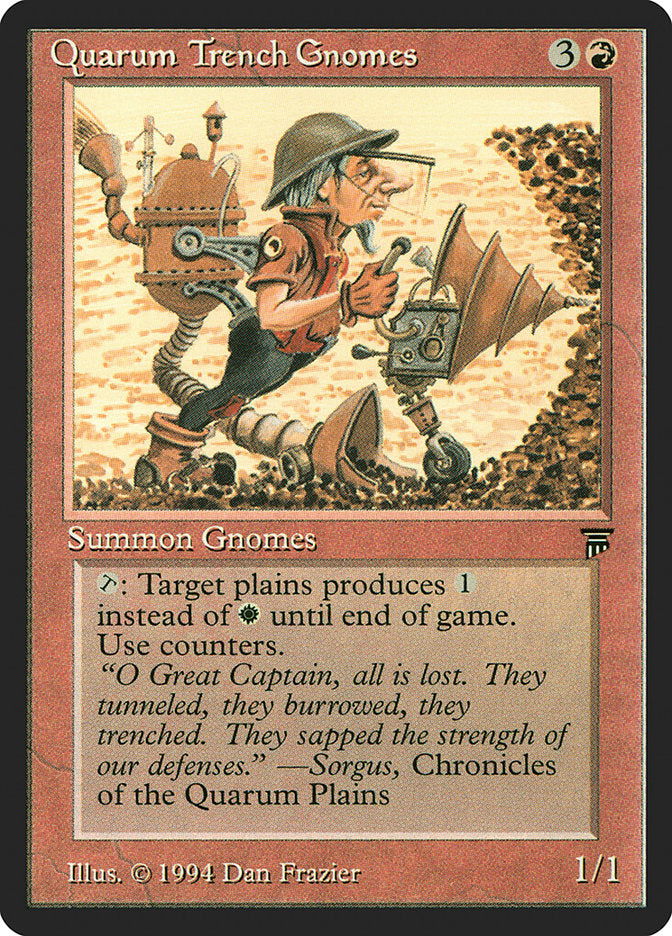 Quarum Trench Gnomes [Legends] - Magic: The Gathering - Card Brawlers | Quebec | Canada |