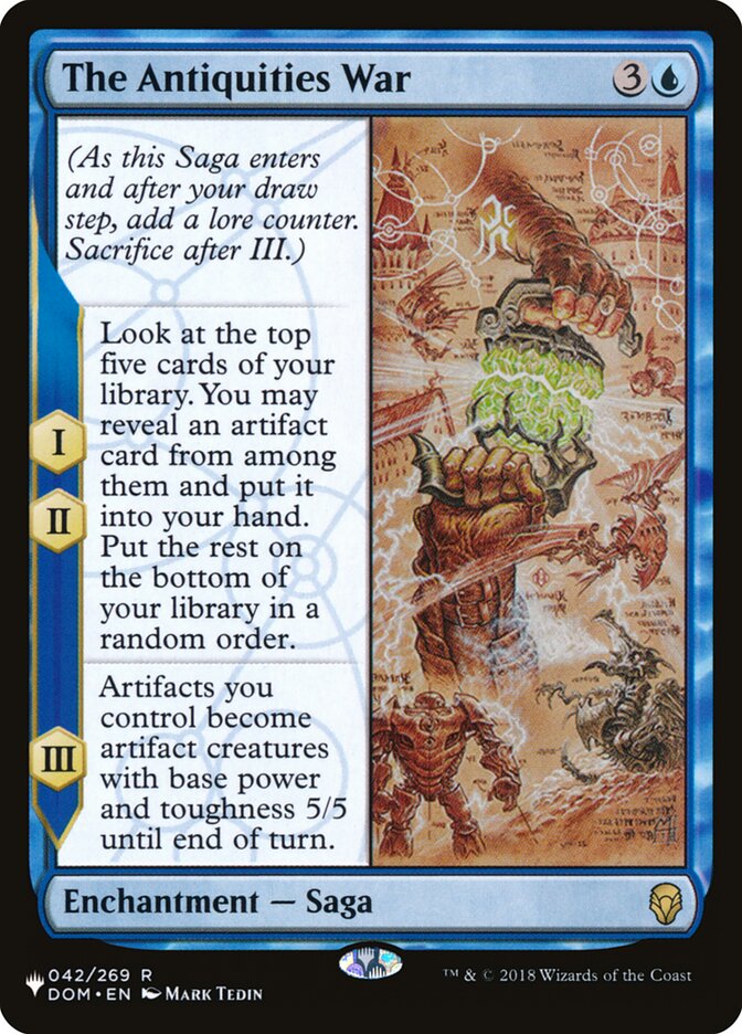 The Antiquities War [The List] - Magic: The Gathering - Card Brawlers | Quebec | Canada |