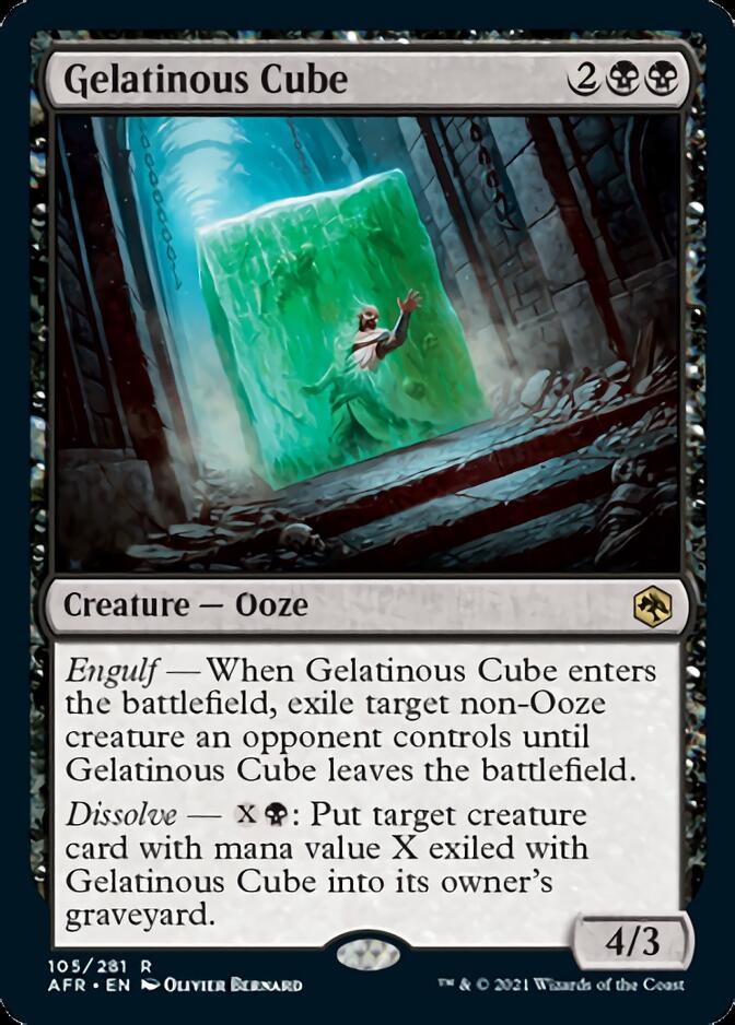 Gelatinous Cube [Dungeons & Dragons: Adventures in the Forgotten Realms] - Magic: The Gathering - Card Brawlers | Quebec | Canada |