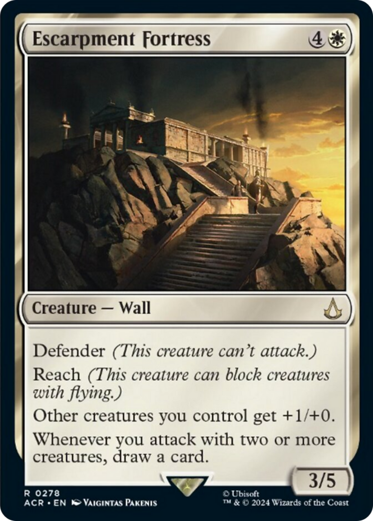 Escarpment Fortress [Assassin's Creed] - Magic: The Gathering - Card Brawlers | Quebec | Canada |