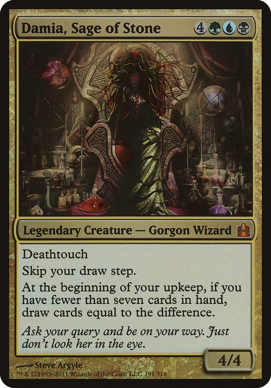 Damia, Sage of Stone (Oversized) [Commander 2011 Oversized] - Magic: The Gathering - Card Brawlers | Quebec | Canada |