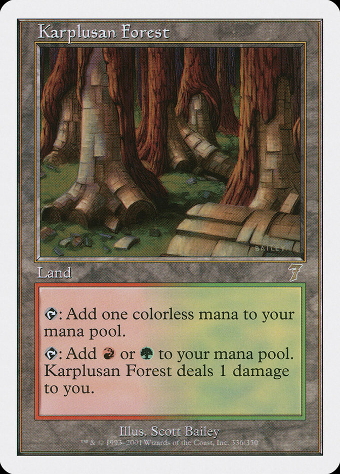 Karplusan Forest [Seventh Edition] - Magic: The Gathering - Card Brawlers | Quebec | Canada |