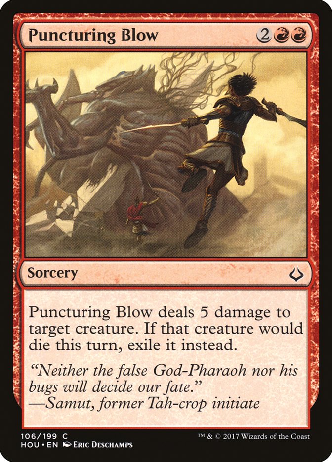 Puncturing Blow [Hour of Devastation] - Magic: The Gathering - Card Brawlers | Quebec | Canada |