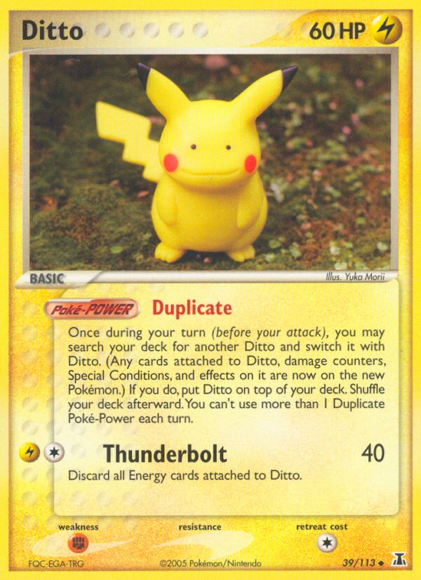 Ditto (39/113) [EX: Delta Species] - Pokémon - Card Brawlers | Quebec | Canada |