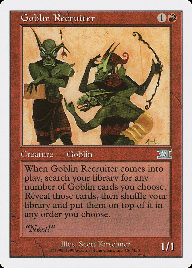 Goblin Recruiter [Classic Sixth Edition] - Magic: The Gathering - Card Brawlers | Quebec | Canada |