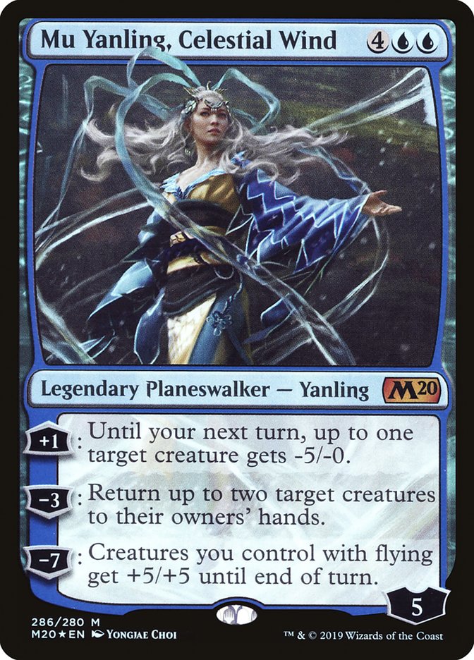 Mu Yanling, Celestial Wind [Core Set 2020] - Magic: The Gathering - Card Brawlers | Quebec | Canada |