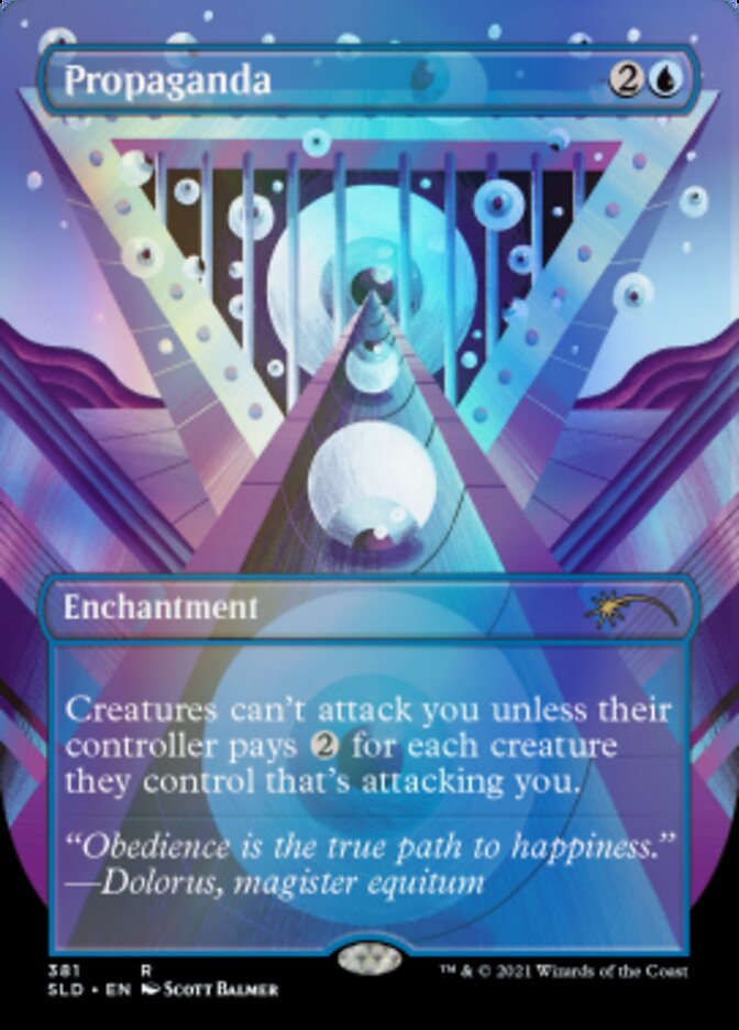 Propaganda // Propaganda (Borderless) [Secret Lair Drop Series] - Magic: The Gathering - Card Brawlers | Quebec | Canada |