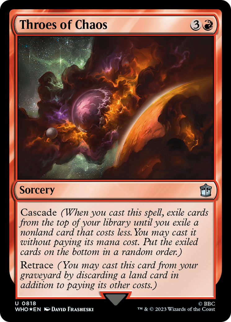 Throes of Chaos (Surge Foil) [Doctor Who] - Magic: The Gathering - Card Brawlers | Quebec | Canada |