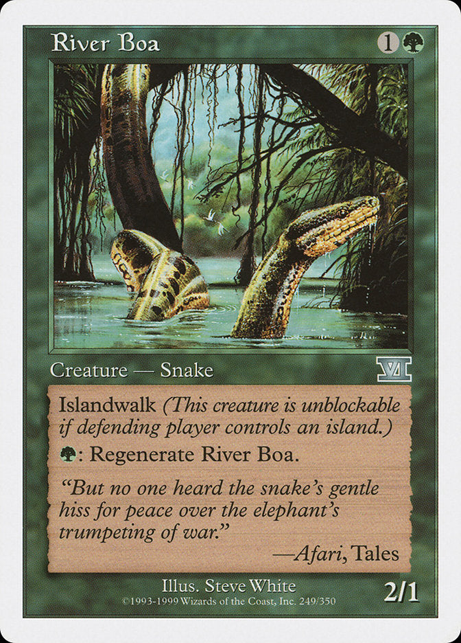 River Boa [Classic Sixth Edition] - Magic: The Gathering - Card Brawlers | Quebec | Canada |